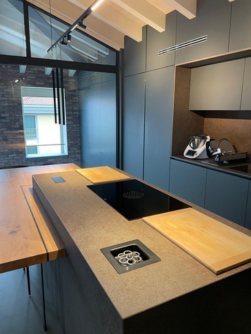 Cucina in stile soft industrial di 25 di ARCHIabita Cucina in stile soft industrial di 25 di ARCHIabita