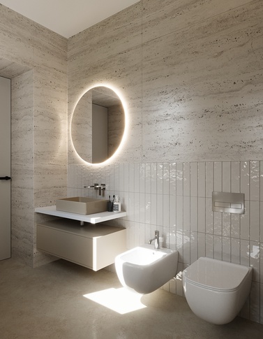 Bagno in stile contemporaneo di 9 di Elena Russo Interiors Bagno in stile contemporaneo di 9 di Elena Russo Interiors