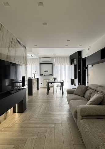 Open Space in stile minimal di 40 di IMA STUDIO