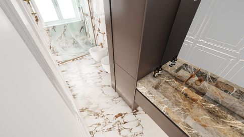 Bagno in stile classico di 10 di Salvatore Sito Interior Designer