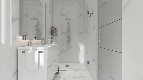 Bagno in stile contemporaneo di 5 di Nicoletta Russo Interior Designer Bagno in stile contemporaneo di 5 di Nicoletta Russo Interior Designer