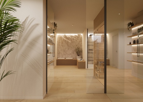 Palestra in stile contemporaneo di 36 di EmmePi Architettura