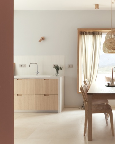 Open Space in stile scandinavo di 45 di Michela Cordisco Studio