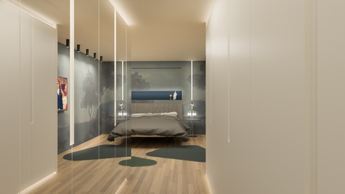 Camera da Letto in stile moderno di 28 di MICHELE VOLPI STUDIO INTERIOR DESIGN