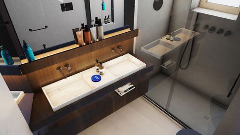 Bagno in stile classico di 10 di Salvatore Sito Interior Designer