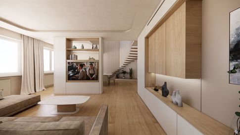 Open Space in stile contemporaneo di 13 di JFD Juri Favilli Design