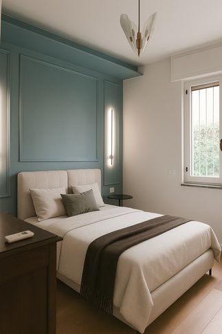 Camera da Letto in stile mediterraneo di 12 di Rinnova Home 3d