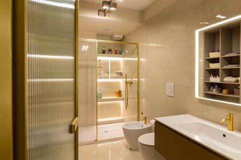 Bagno in stile moderno di 6 di 4rch gruppo di architettura Bagno in stile moderno di 6 di 4rch gruppo di architettura