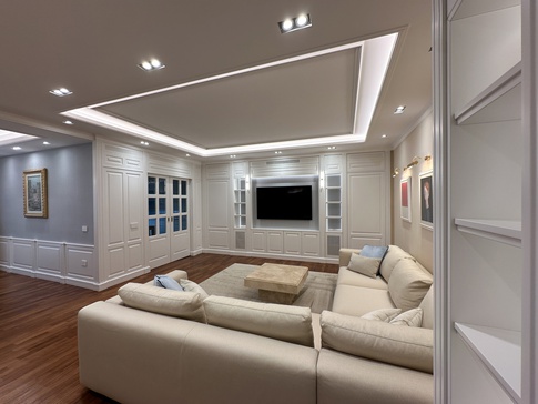 Soggiorno in stile contemporaneo di 47 di Studio Gaetano Riccardelli Soggiorno in stile contemporaneo di 47 di Studio Gaetano Riccardelli