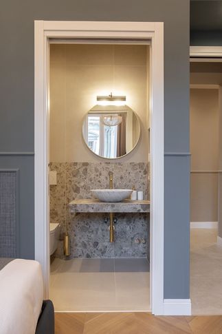 Bagno in stile contemporaneo di 4 di ZPSTUDIO