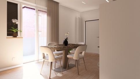 Soggiorno in stile contemporaneo di 24 di Melissa Domenici Architetto