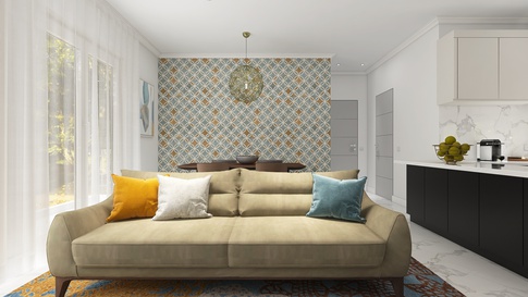 Open Space in stile contemporaneo di 31 di Nicoletta Russo Interior Designer