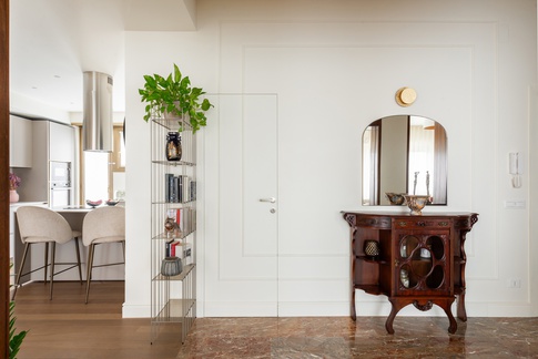 Open Space in stile eclettico di 160 di Laura Mapelli Architetto Open Space in stile eclettico di 160 di Laura Mapelli Architetto