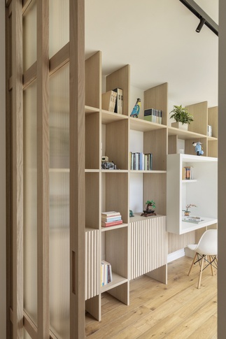 Corridoio in stile giapponese di 21 di Chantal Forzatti architetto