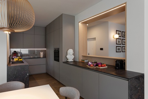 Cucina in stile contemporaneo di 25 di TGA_Studio