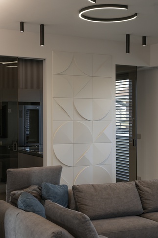 Open Space in stile contemporaneo di 100 di Carola Ribotta architetto