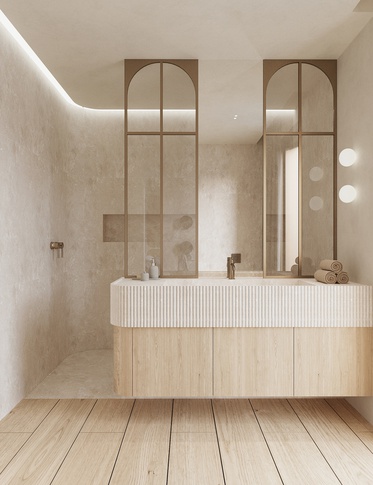 Camera da Letto in stile contemporaneo di 26 di EmmePi Architettura