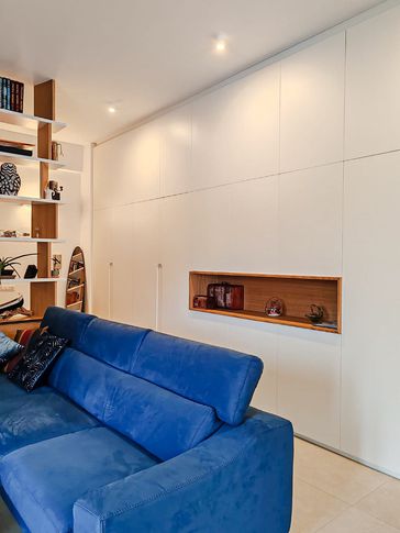 Open Space in stile contemporaneo di 45 di Rossana Alfieri Architetto