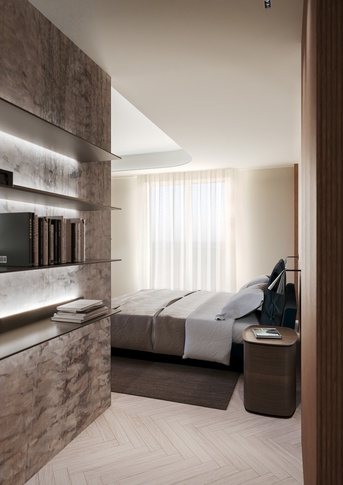 Camera da Letto in stile contemporaneo di 21 di Abitacolo Interni