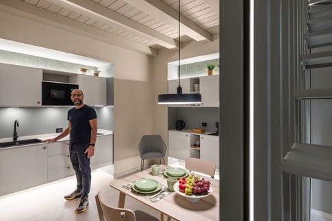 Open Space in stile mediterraneo di 30 di alberto4house