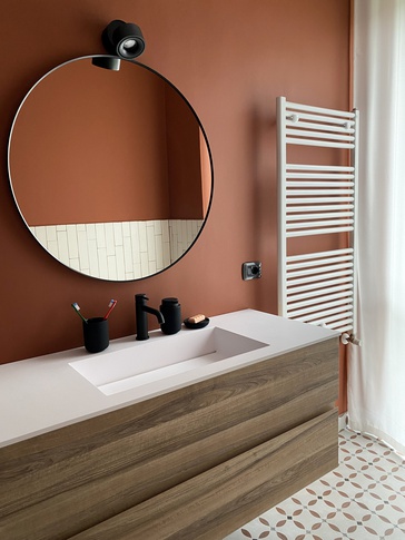 Bagno in stile contemporaneo di 10 di Unusual Studio Bagno in stile contemporaneo di 10 di Unusual Studio