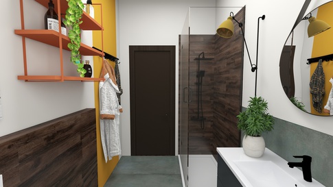 Bagno in stile urban di 5 di Arar Studio di Arar Muna Isabella