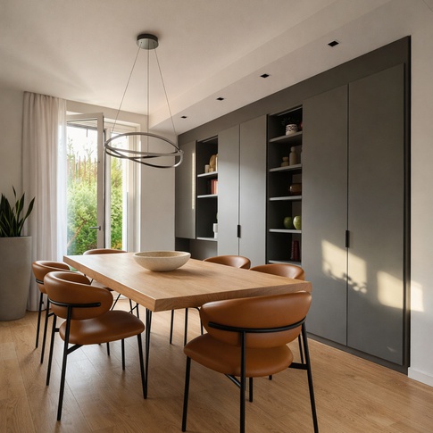 Open Space in stile contemporaneo di 55 di Francesca Silvestri Open Space in stile contemporaneo di 55 di Francesca Silvestri