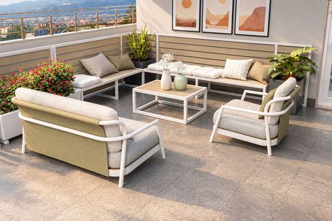 Terrazza in stile contemporaneo di 30 di Arcangelo Primato