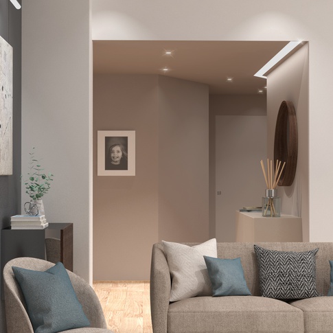 Open Space in stile contemporaneo di 20 di Giulia Grillo Architetto