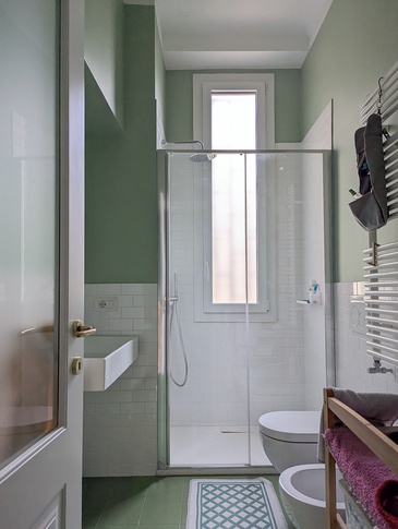 Bagno in stile retrò di 4 di Serena Trentarossi Architetto Bagno in stile retrò di 4 di Serena Trentarossi Architetto