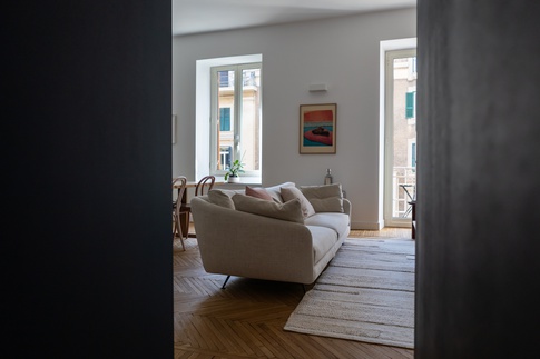 Soggiorno in stile vintage di 35 di L2 Architettura
