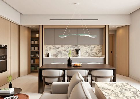 Open Space in stile japandi di 40 di Arcangelo Primato Open Space in stile japandi di 40 di Arcangelo Primato