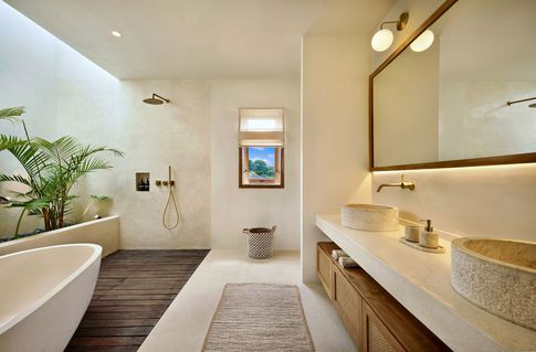 Bagno in stile tropicale di 13 di Riccardo Rubelli Architetto Bagno in stile tropicale di 13 di Riccardo Rubelli Architetto