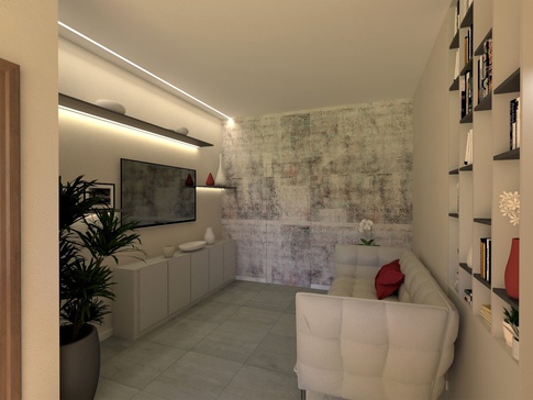 Soggiorno in stile contemporaneo di 16 di Francesca Boglio Architetto