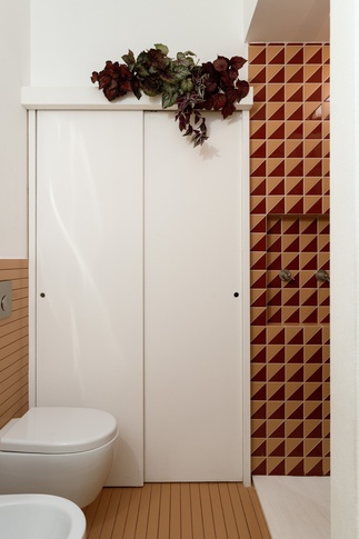 Bagno in stile eclettico di 6 di VALENTINA AUTIERO    architecture │ interiors │ design projects