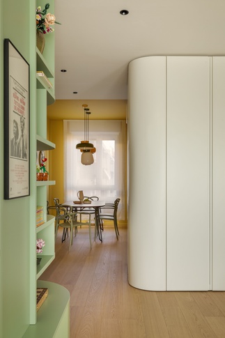 Sala da Pranzo in stile moderno di 9 di Arch. Martina Pozzi MP_archistudio