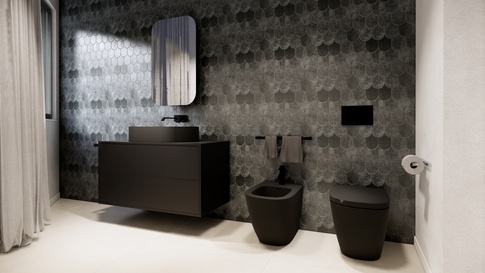 Bagno in stile contemporaneo di 6 di Simona Fogalesi interior designer Bagno in stile contemporaneo di 6 di Simona Fogalesi interior designer