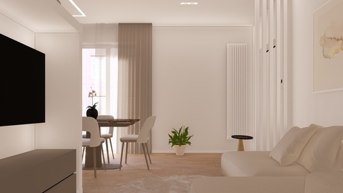 Soggiorno in stile contemporaneo di 24 di Melissa Domenici Architetto