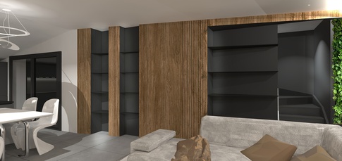 Open Space in stile contemporaneo di 35 di Stefano Bergami studio interior design