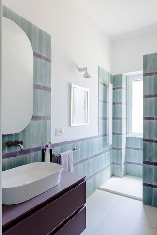 Bagno in stile eclettico di 6 di Tania Mariani Interiors Bagno in stile eclettico di 6 di Tania Mariani Interiors