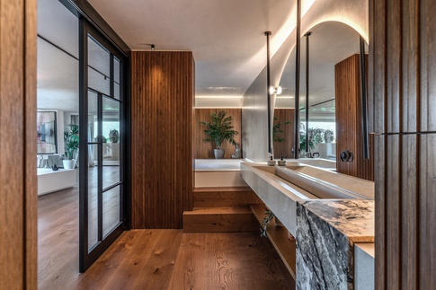 Camera da Letto in stile moderno di 90 di MOB Architects