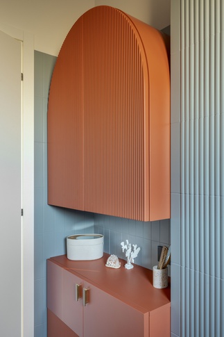 Bagno in stile moderno di 5 di Arch. Martina Pozzi MP_archistudio