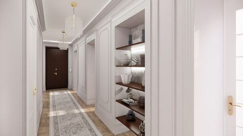 Ingresso in stile classico di 23 di Maison Monrò Ingresso in stile classico di 23 di Maison Monrò