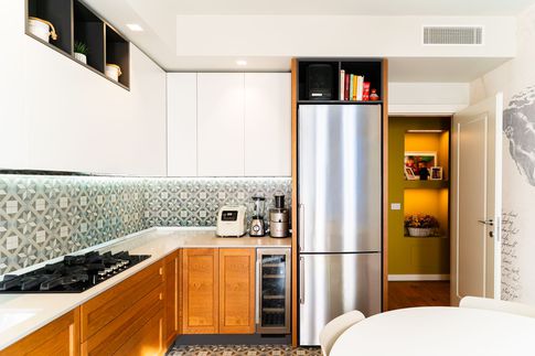 Cucina in stile eclettico di 14 di Davide Gratteri Architetto