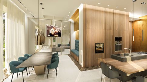 Cucina in stile moderno di 45 di MICHELE VOLPI STUDIO INTERIOR DESIGN