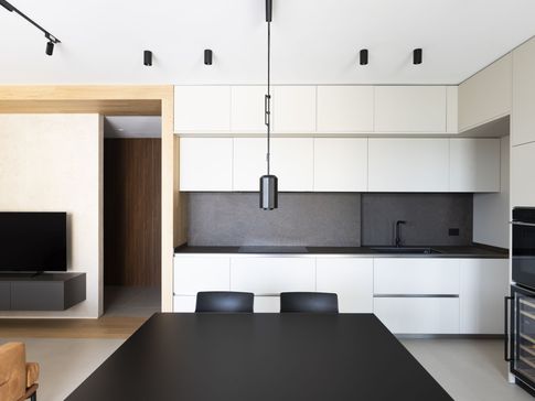 Open Space in stile contemporaneo di 40 di valeria ingrao architetto Open Space in stile contemporaneo di 40 di valeria ingrao architetto