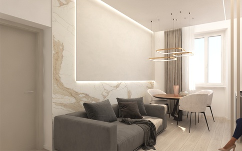 Open Space in stile moderno di 20 di Stefano Proietti Architetto