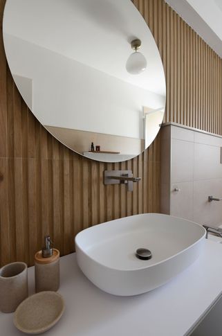Bagno in stile contemporaneo di 4 di Fiorenzo D'Onofrio Architetto