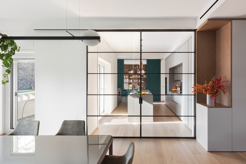 Sala da Pranzo in stile contemporaneo di 22 di TGA_Studio