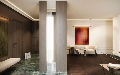 Ingresso in stile contemporaneo di 15 di Salvatore Sito Interior Designer